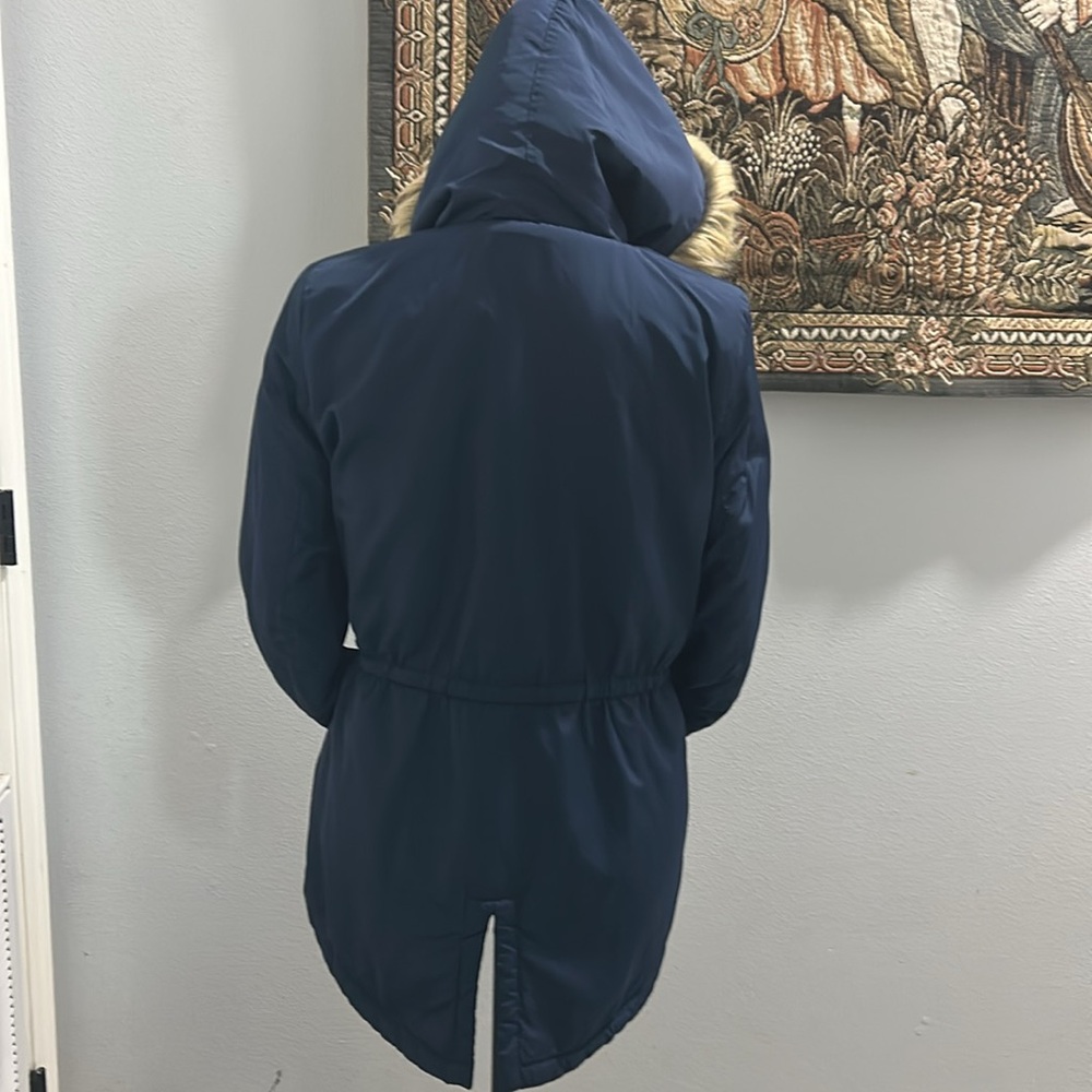 Copper Key Blue Hooded Jacket. Size M - Picture 8 of 17